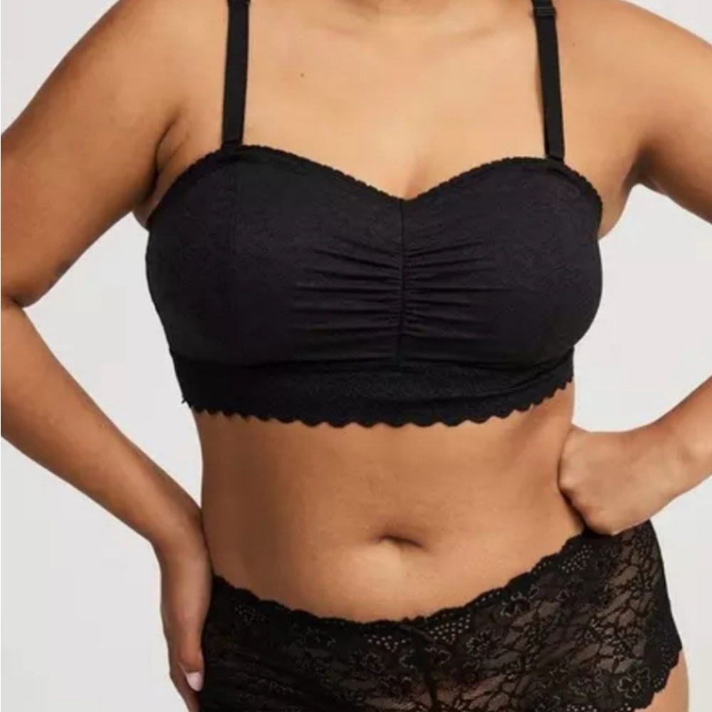Torrid Convertible Black Lace Bralette